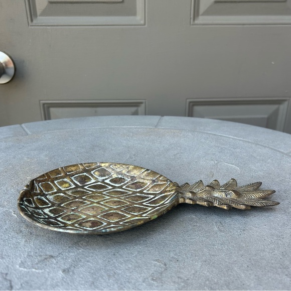 Vintage Other - Vintage Brass Pineapple Soap Dish